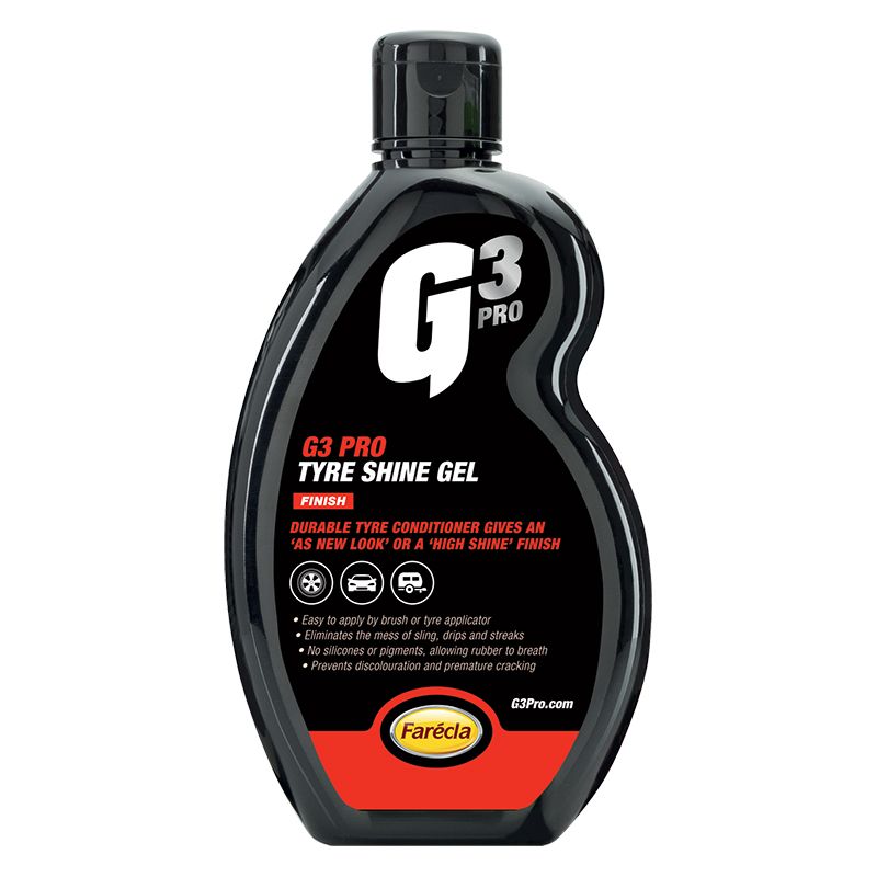 Żel zabezpieczająco - nabłyszczający do opon (G3 Pro Tyre Shine Gel) 500ml