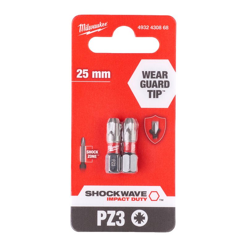 Bit shockwave pz3 25mm (2 szt.)